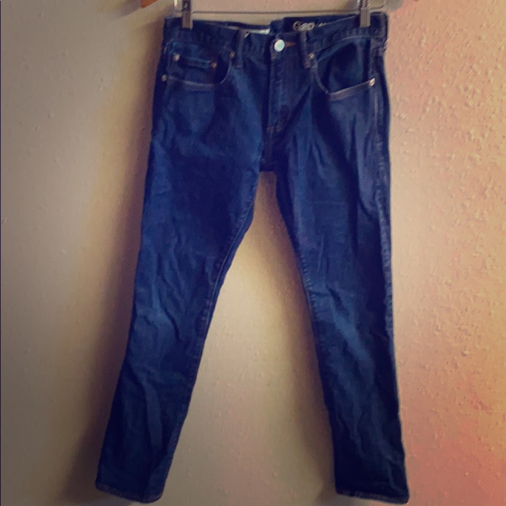✅ GAP 1969 Skinny Blue Jeans Men’s Size 28W x 30L